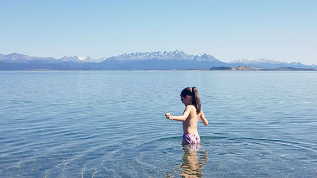 Los habitantes de Tierra del Fuego viven una ola de calor inédita.