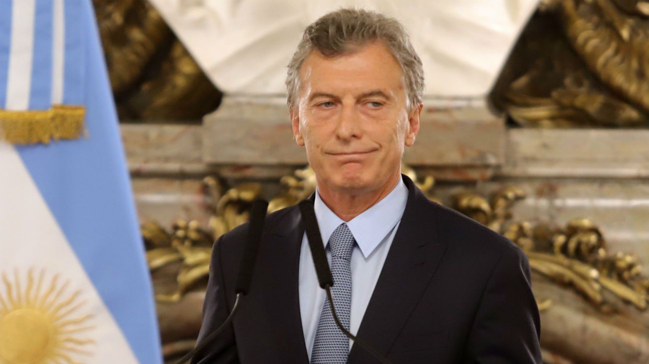 El Presidente Mauricio Macri.