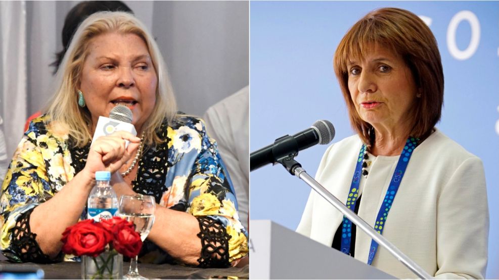 La diputada Elisa Carrió dijo que Patricia Bullrich "se cree Bolsonaro".