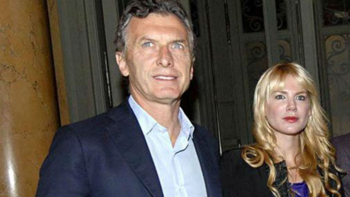 La actriz saludó al presidente en su cumpleaños.