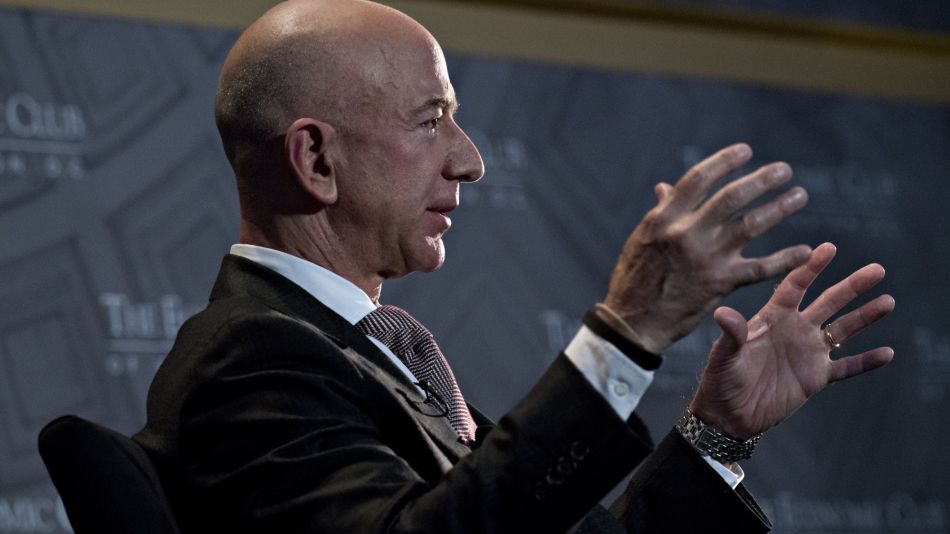 Amazon CEO Jeff Bezos Speaks At Economic Club Of Washington Dinner