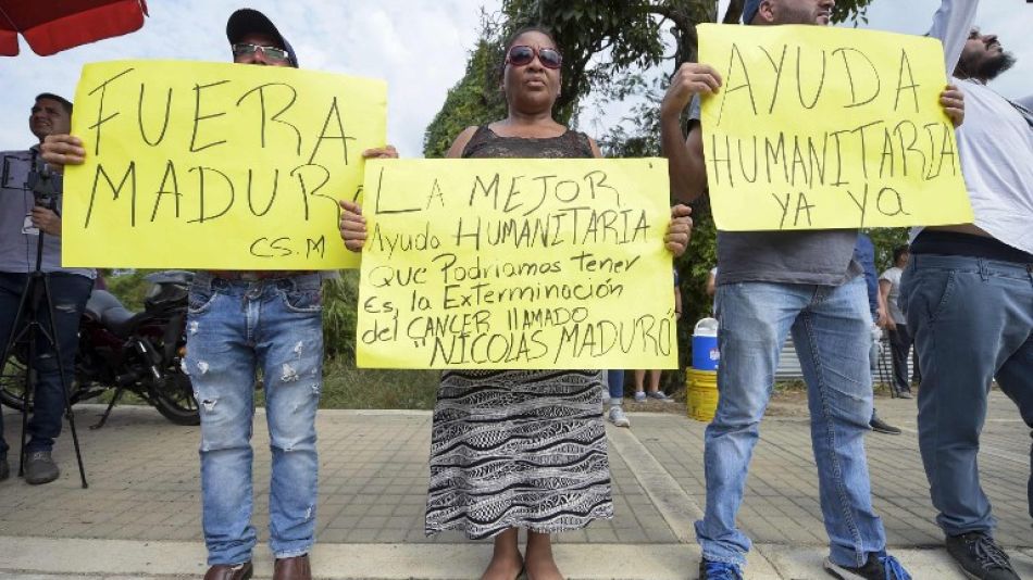 llegada ayuda humanitaria colombia venezuela