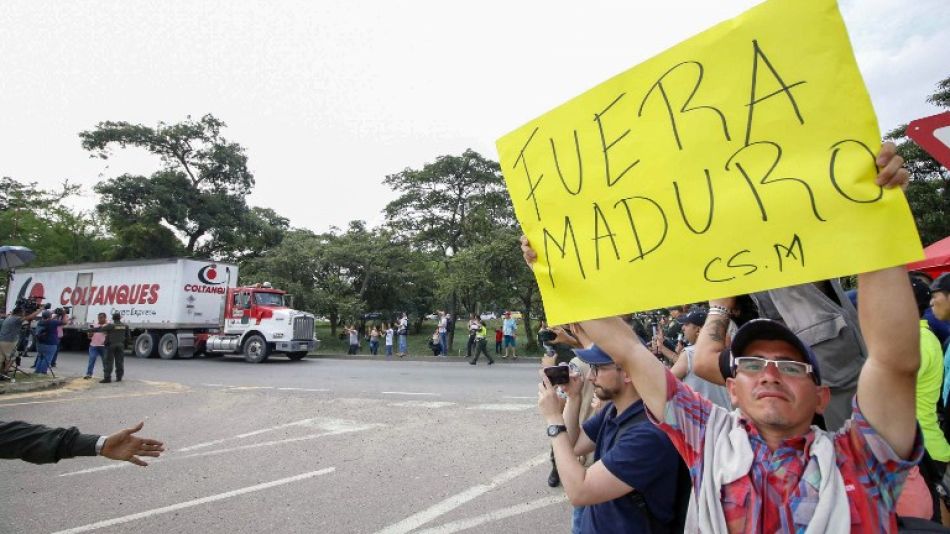 llegada ayuda humanitaria colombia venezuela