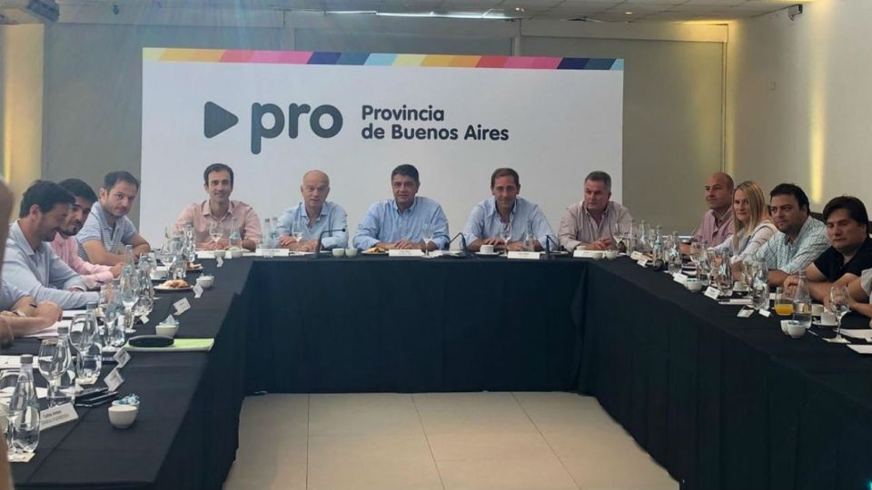 Reunión de intendentes bonaerenses del PRO.