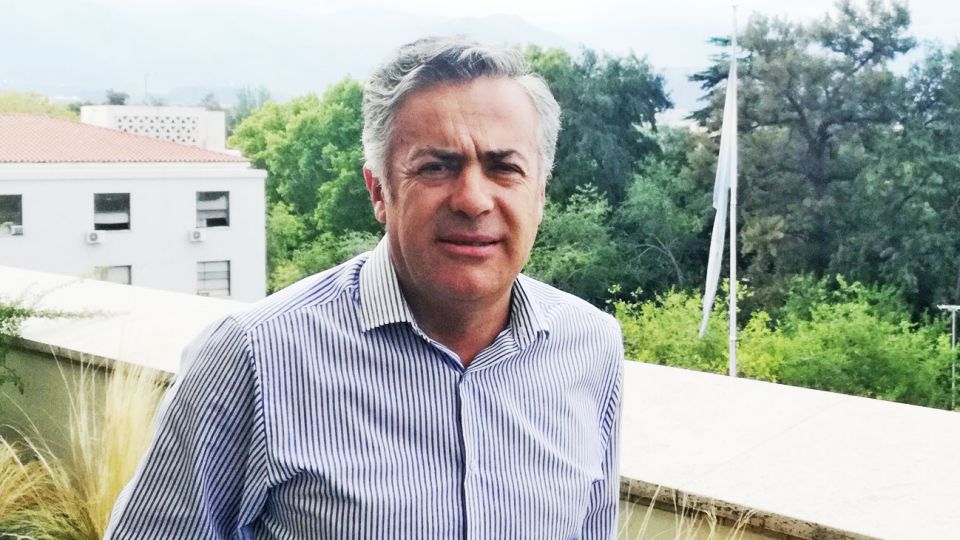 Mendocino. Recibió a PERFIL el lunes en la Casa de Gobierno, antes anunciar el desdoblamiento.