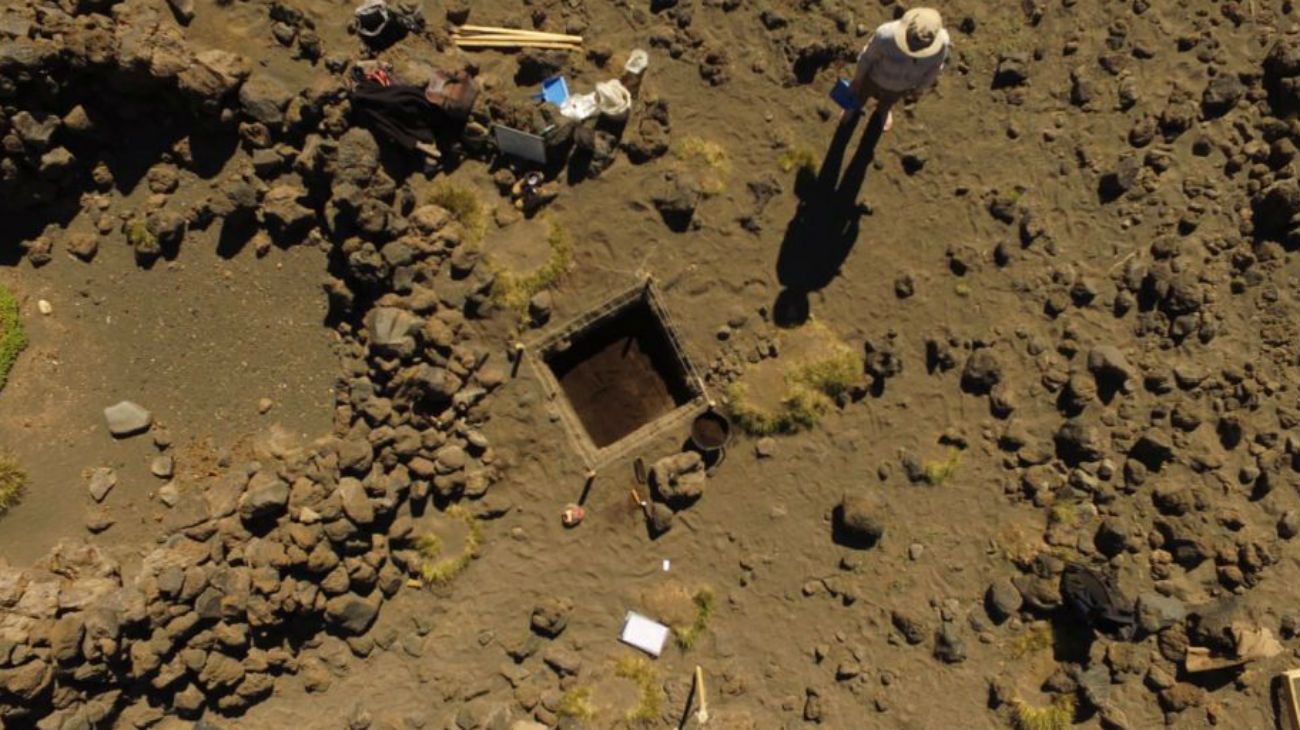 El sitio arqueológico en plena cordillera de Los Andes se denomina ‘El Indígeno’.