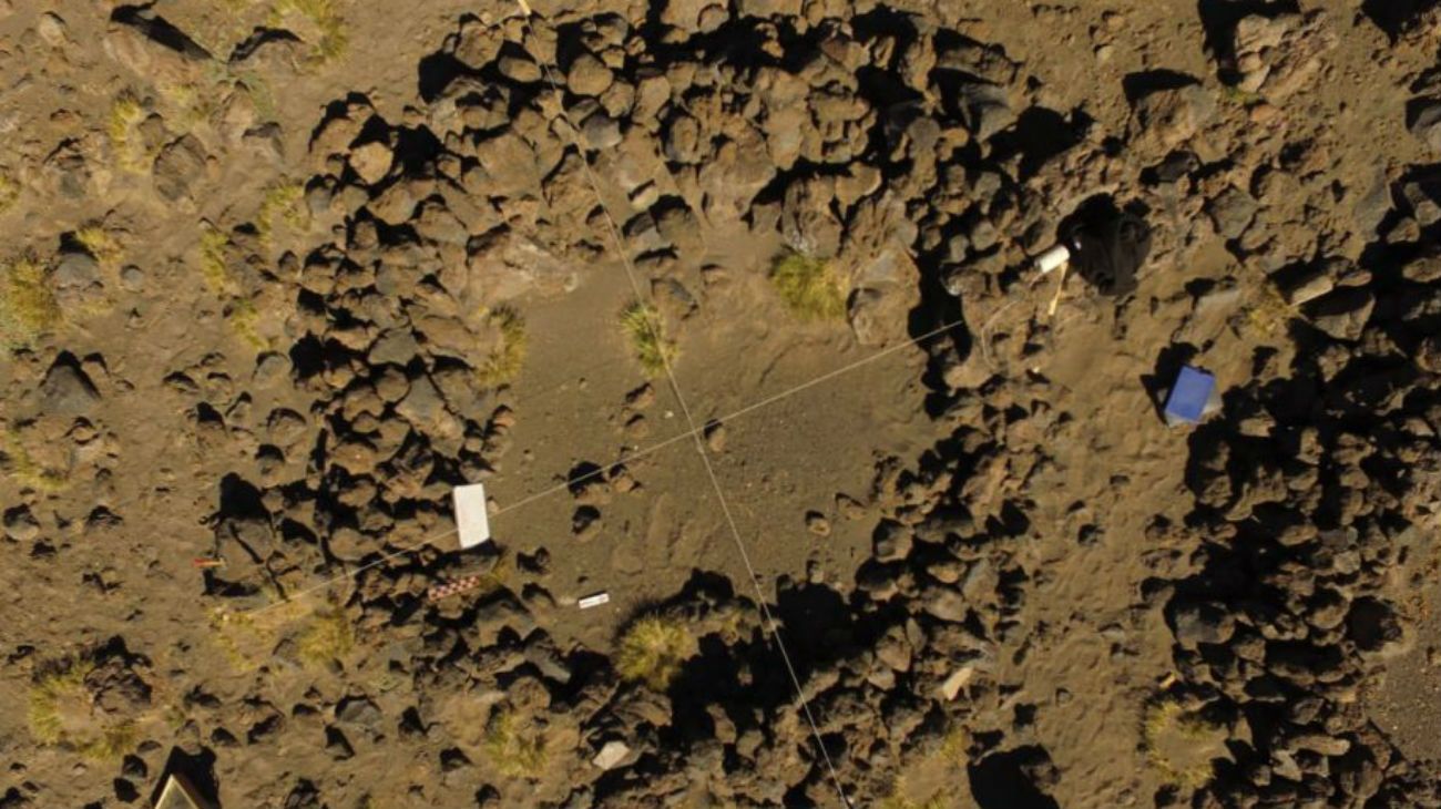 El sitio arqueológico en plena cordillera de Los Andes se denomina ‘El Indígeno’.