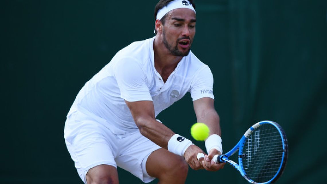 Fabio Fognini fell to Spain's Jaume Munar in the second round of the 2019 Argentina Open. 