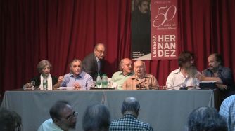 Carta Abierta realizó un acto en una librería de Capital Federal.