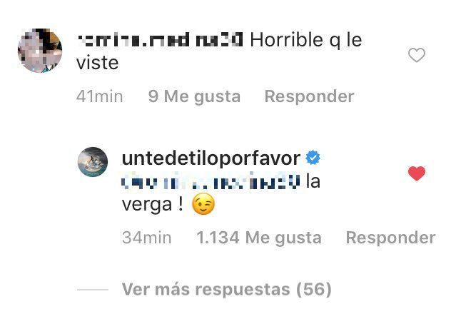 La actriz defendió a su novio en Instagram.