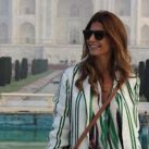 Juliana Awada deslumbró con su look en India 