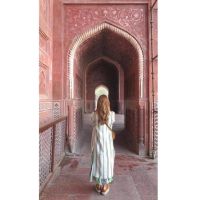 Juliana Awada deslumbró con su look en India