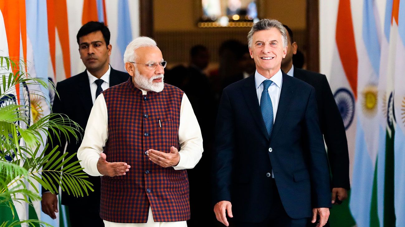 Macri visita La India