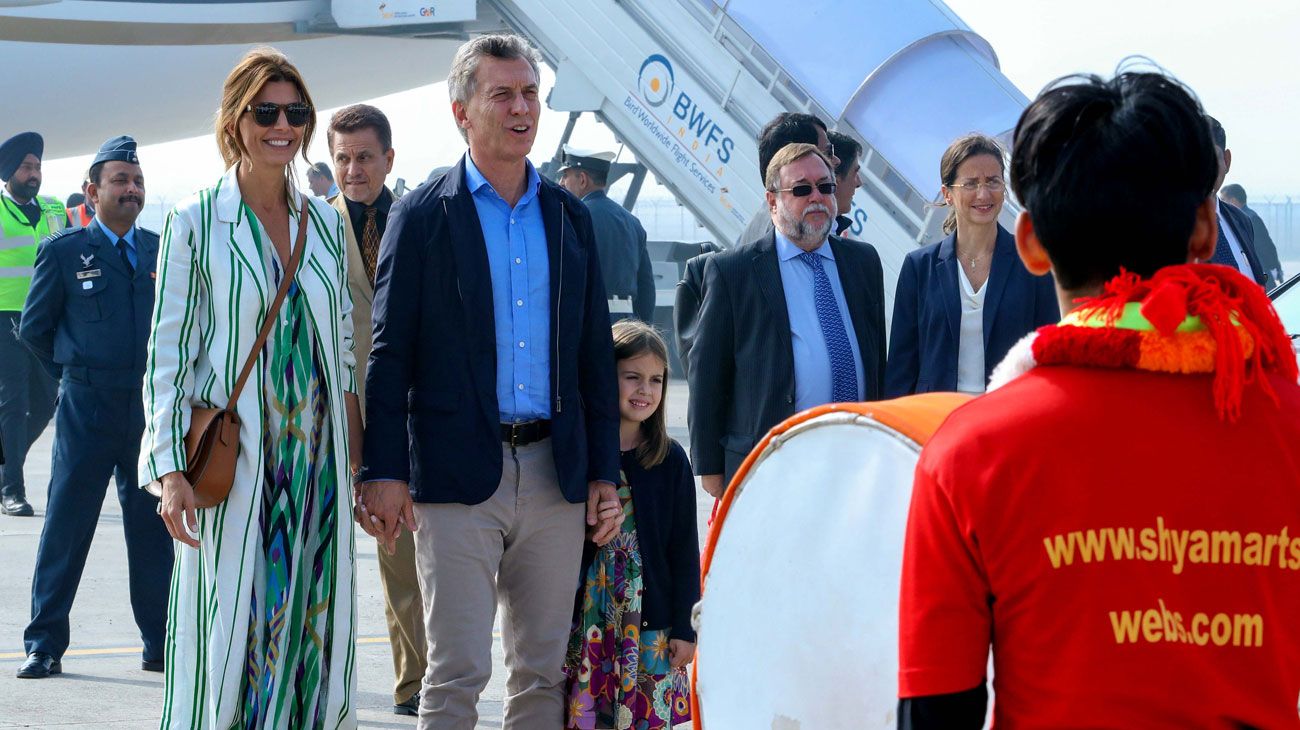 Macri visita La India