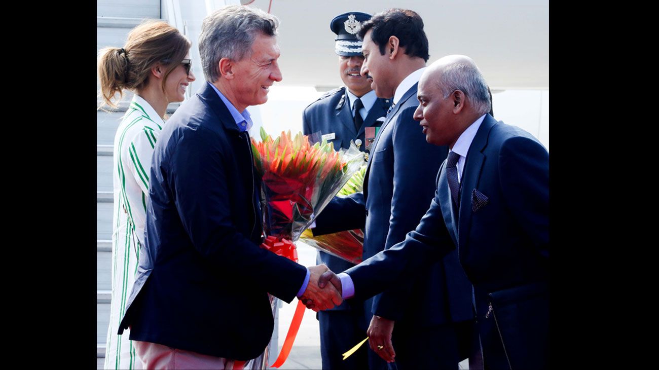 Macri visita La India