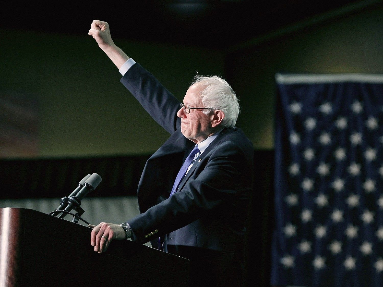 Presidential Candidate Bernie Sanders Holds Primary Night Rally In Phoenix, Arizona