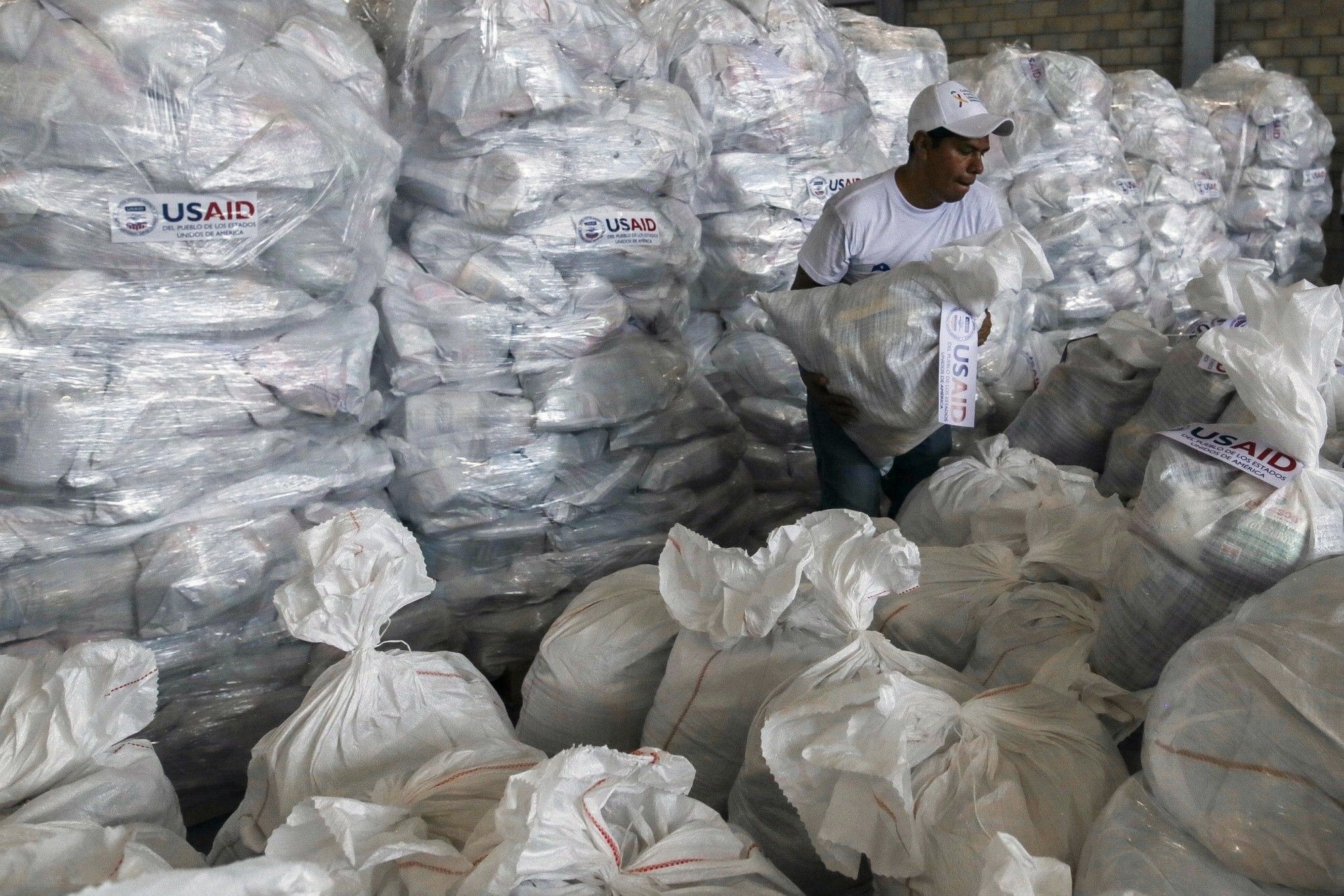 Humanitarian Aid Arrives At Border As Maduro Pledges To Block Supplies 