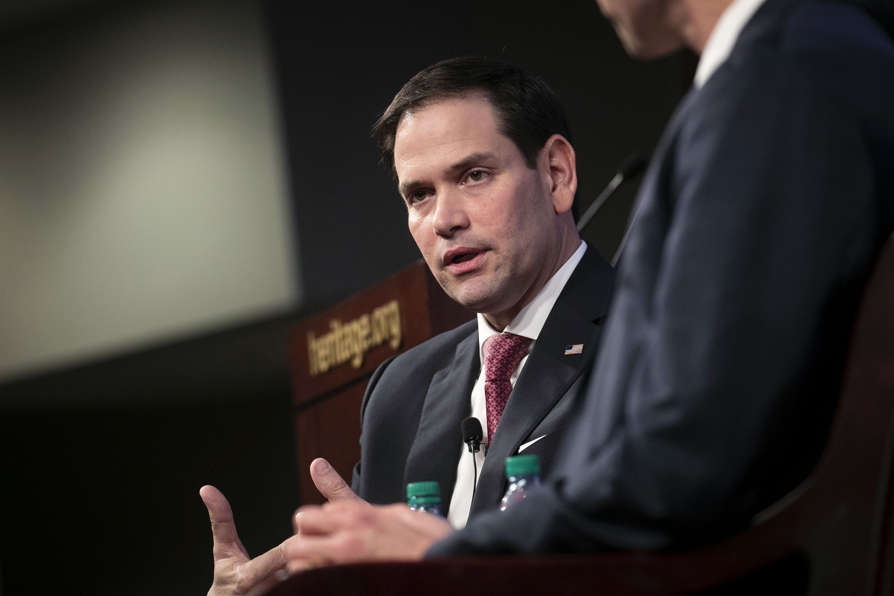 Senator Marco Rubio Speaks At The Heritage Foundation