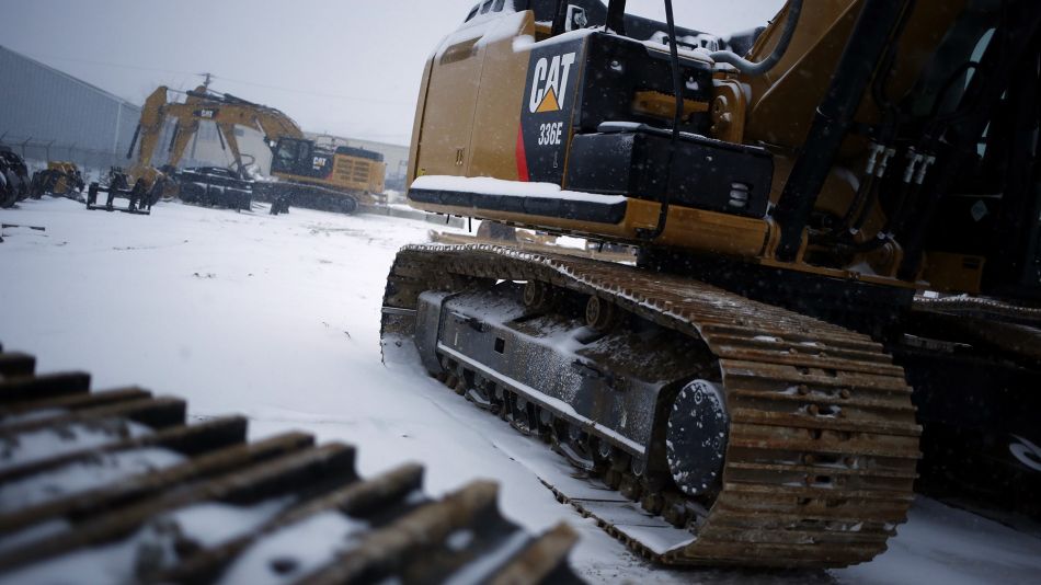 Caterpillar snow