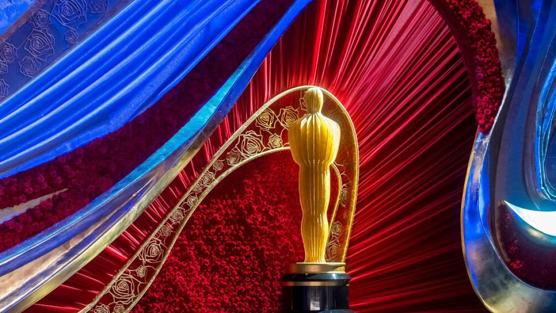 The stage is set for the 91st annual Oscar Awards at the Dolby Theater in Los Angeles, California.
