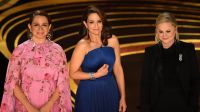 Actrices en la apertura de los Oscars.
