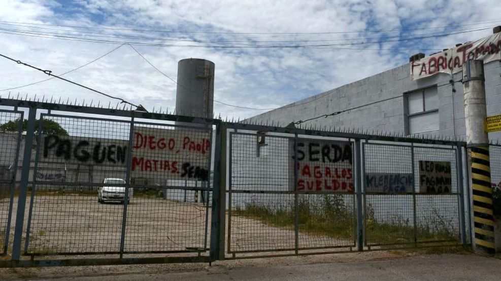 La fábrica de fideos Kernis, tomada en Mar del Plata.
