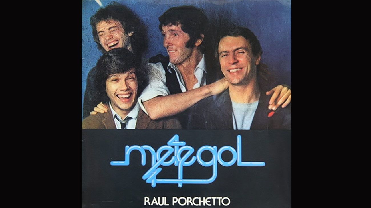 Tapa del disco Metegol de Raúl Porchetto.