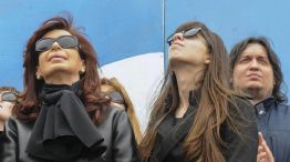 Cristina, Florencia y Máximo Kirchner