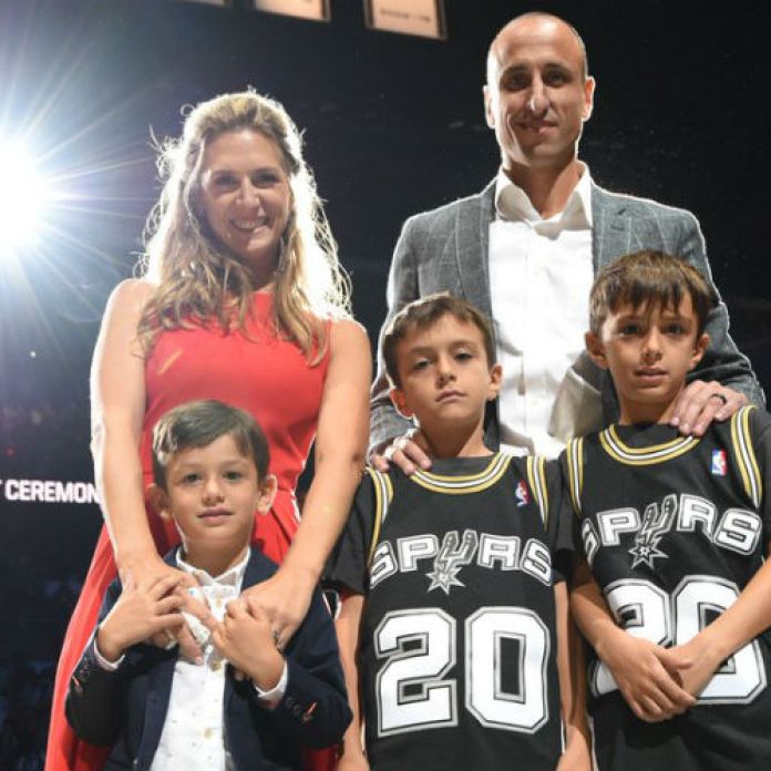 manu ginobili y su esposa