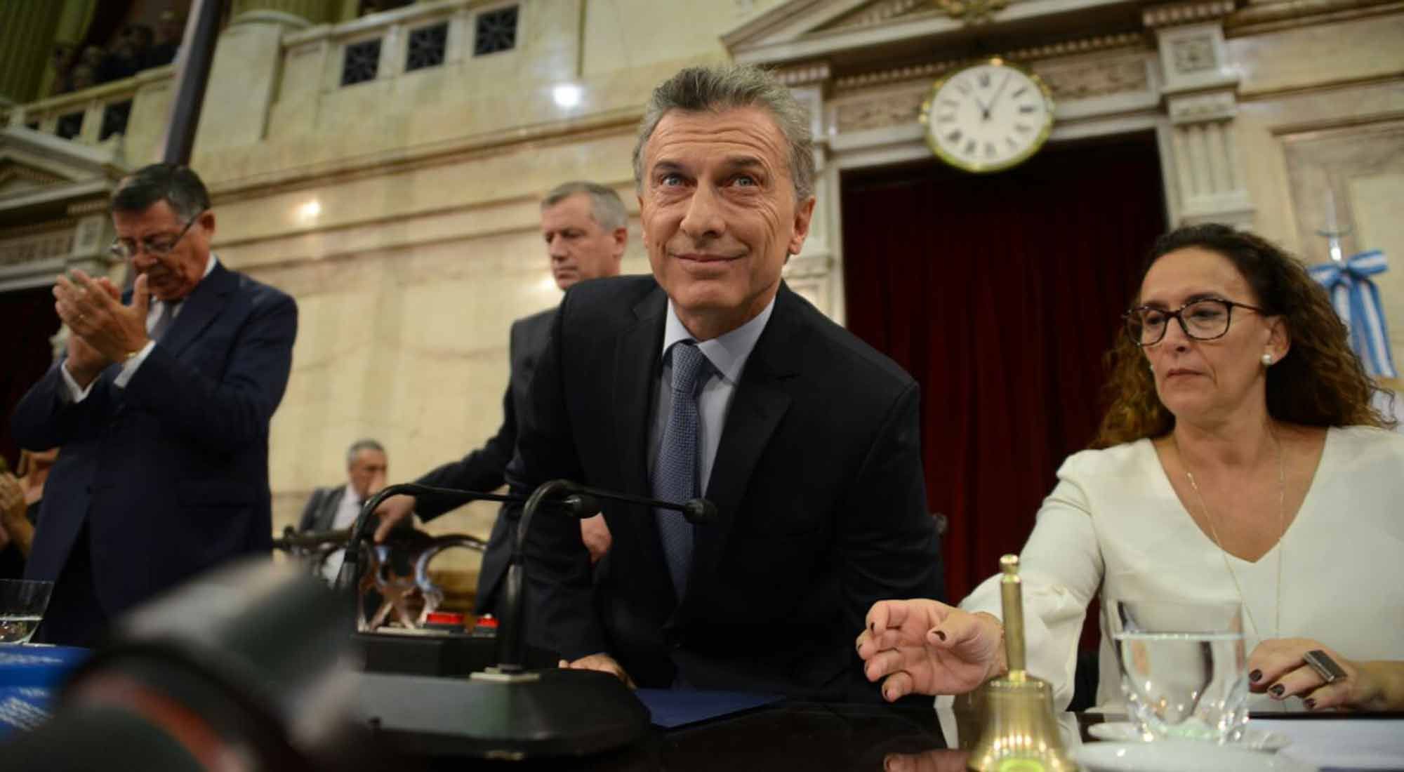  El presidente Mauricio Macri abrió el año legislativo con el tradicional discurso en el Congreso Nacional.