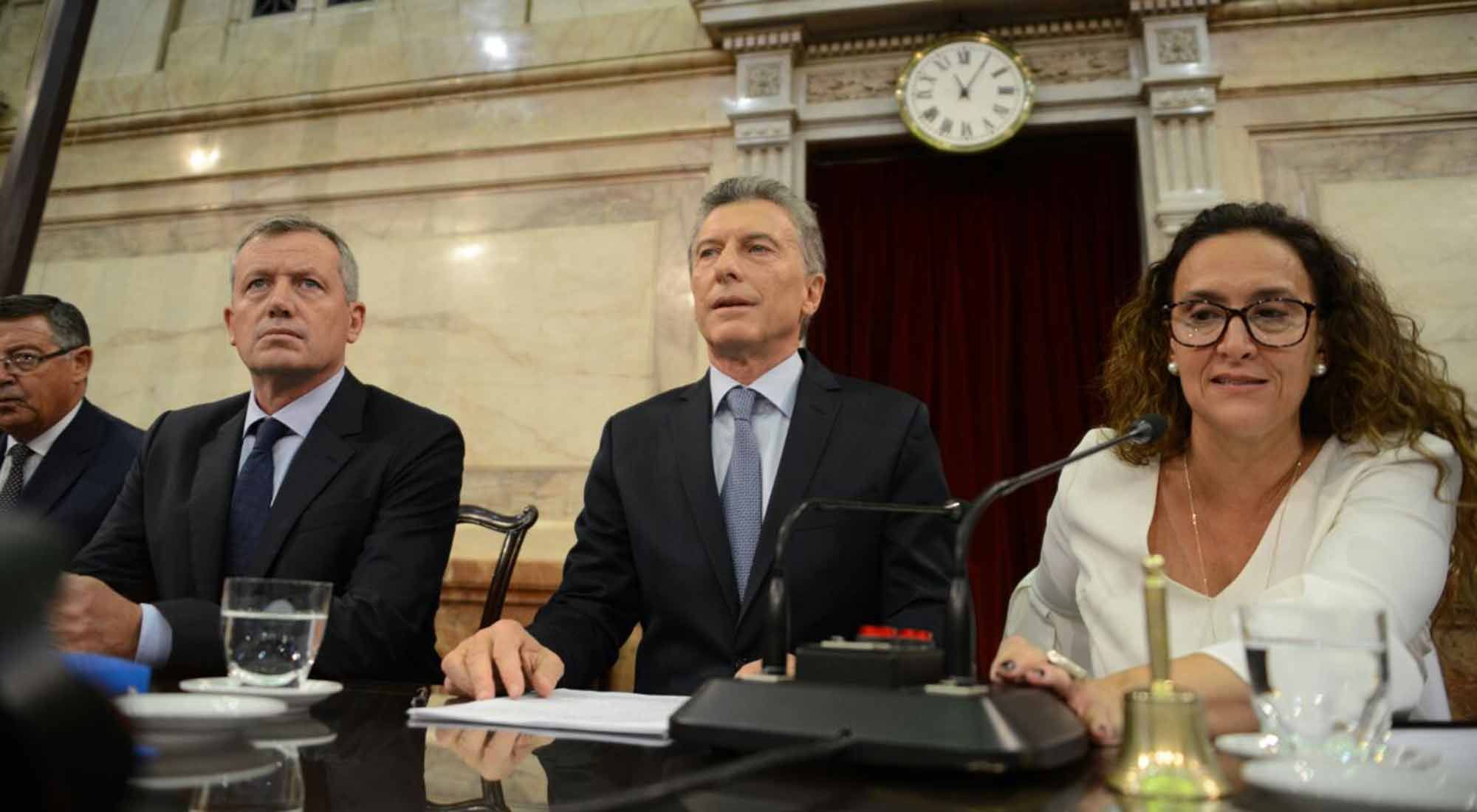  El presidente Mauricio Macri abrió el año legislativo con el tradicional discurso en el Congreso Nacional.