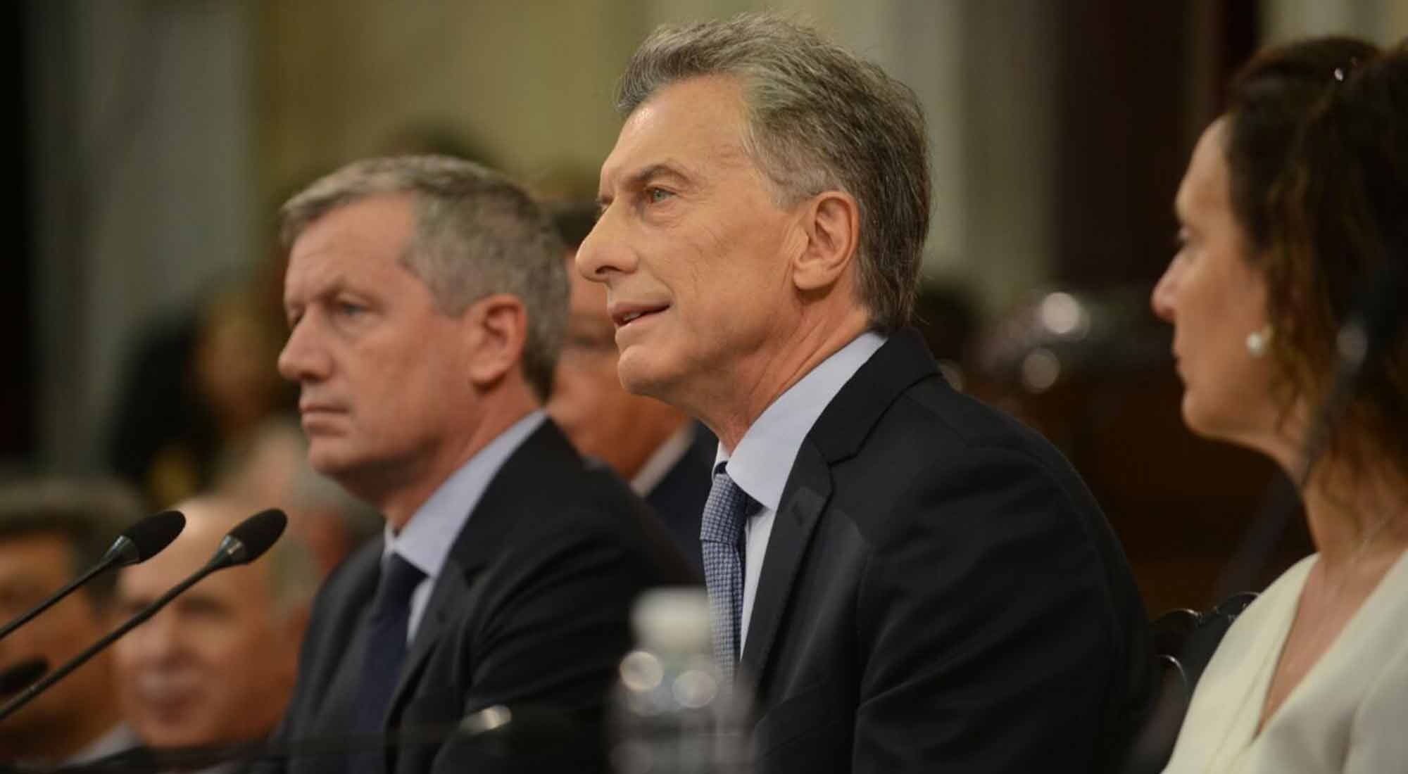 El presidente Mauricio Macri abrió el año legislativo con el tradicional discurso en el Congreso Nacional.