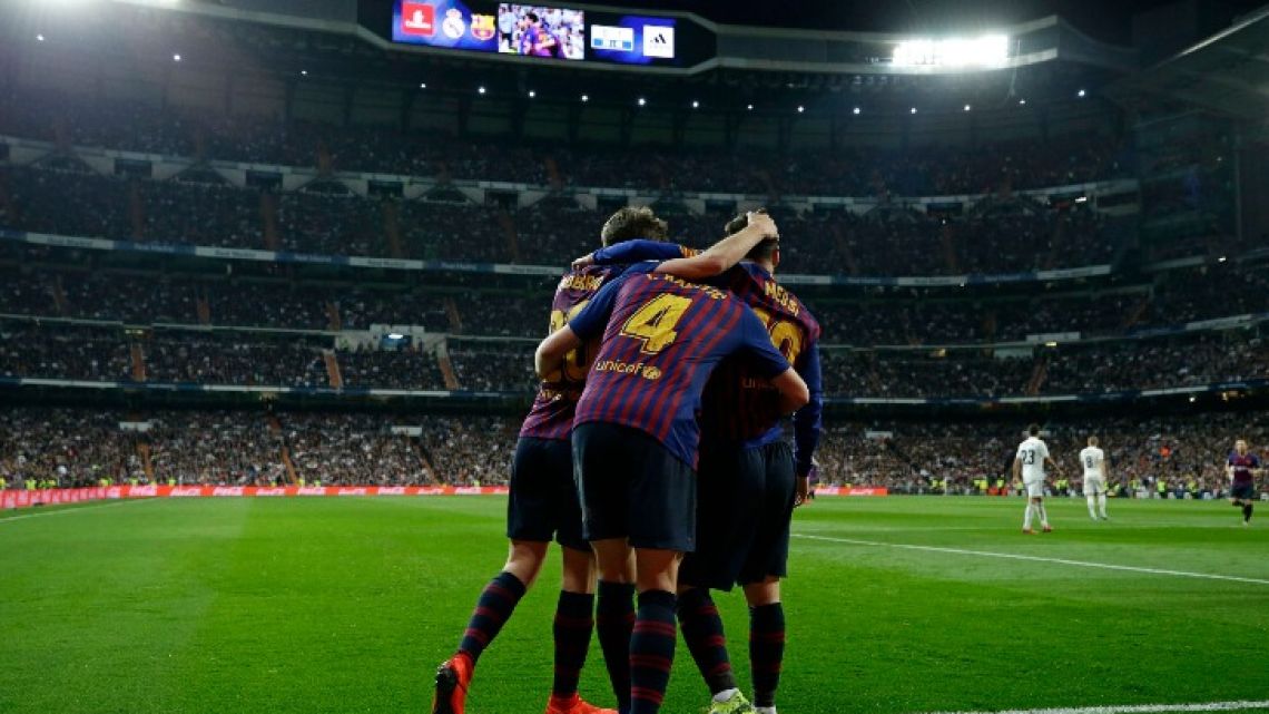 Barcelona le ganó al Real Madrid y sentenció la liga | 442