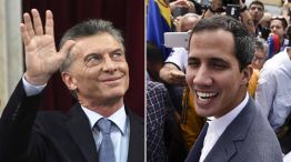 Mauricio Macri y Juan Guaidó 03012019