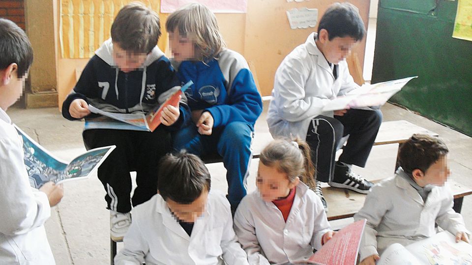 Chicos en el aula