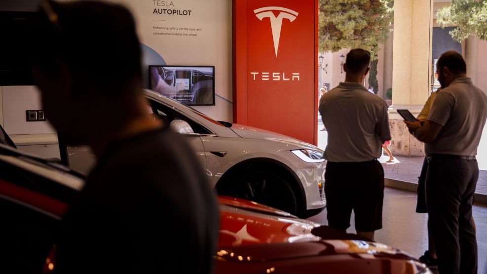 Inside The Tesla Inc. Newport Beach Showroom As Model 3 Hits Target