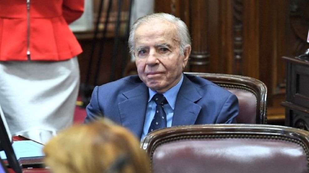 Ex presidente Carlos Menem.