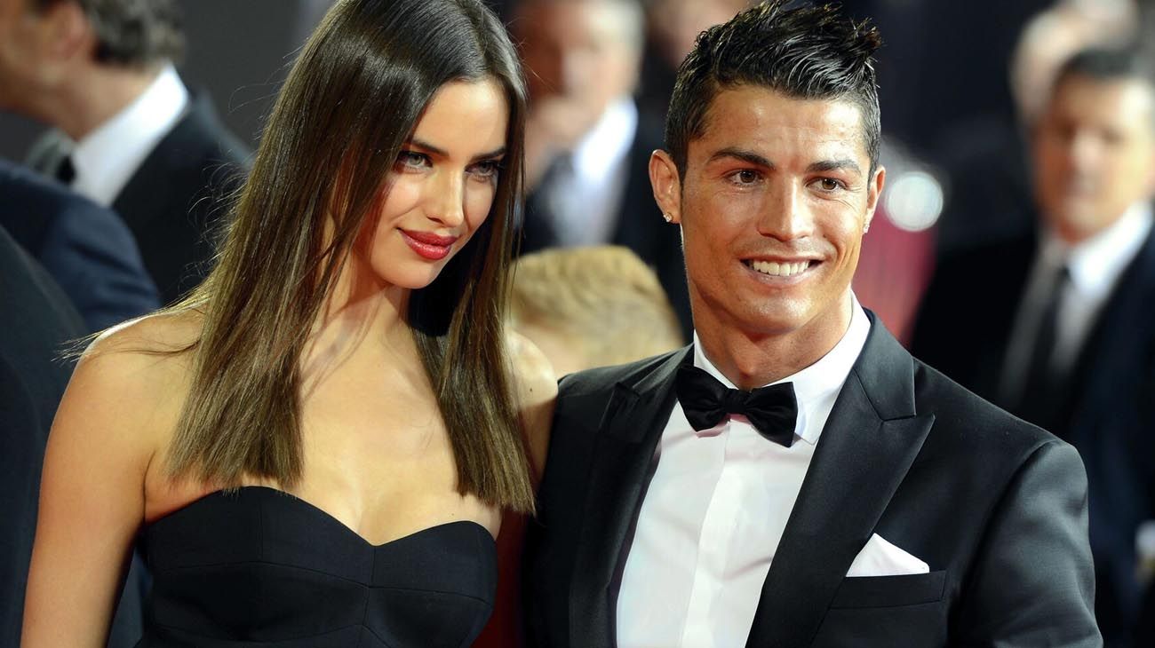 Irina Shayk junto a Cristiano Ronaldo.