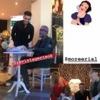 Morena y Jorge Rial