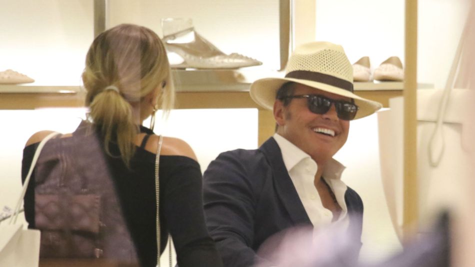 Luis Miguel y su novia Mollie Gold