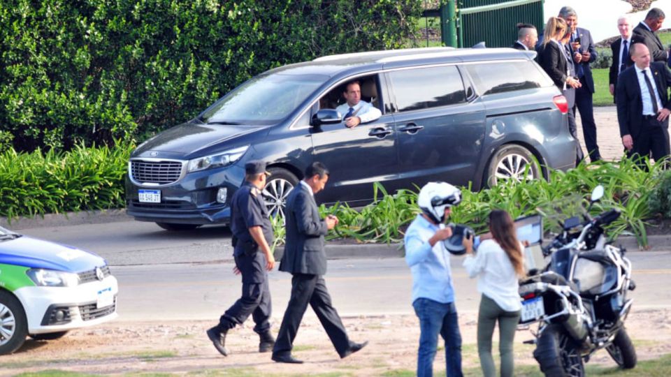 Último adiós: el funeral de Franco Macri en el Cementerio Jardín de Paz de Pilar.