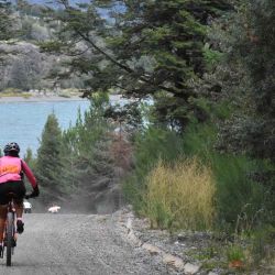 La competencia permite apreciar el lago Futalaufquen, ubicado dentro del Parque Nacional Los Alerces.