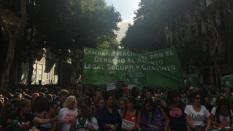 Marcha del paro internacional de mujeres