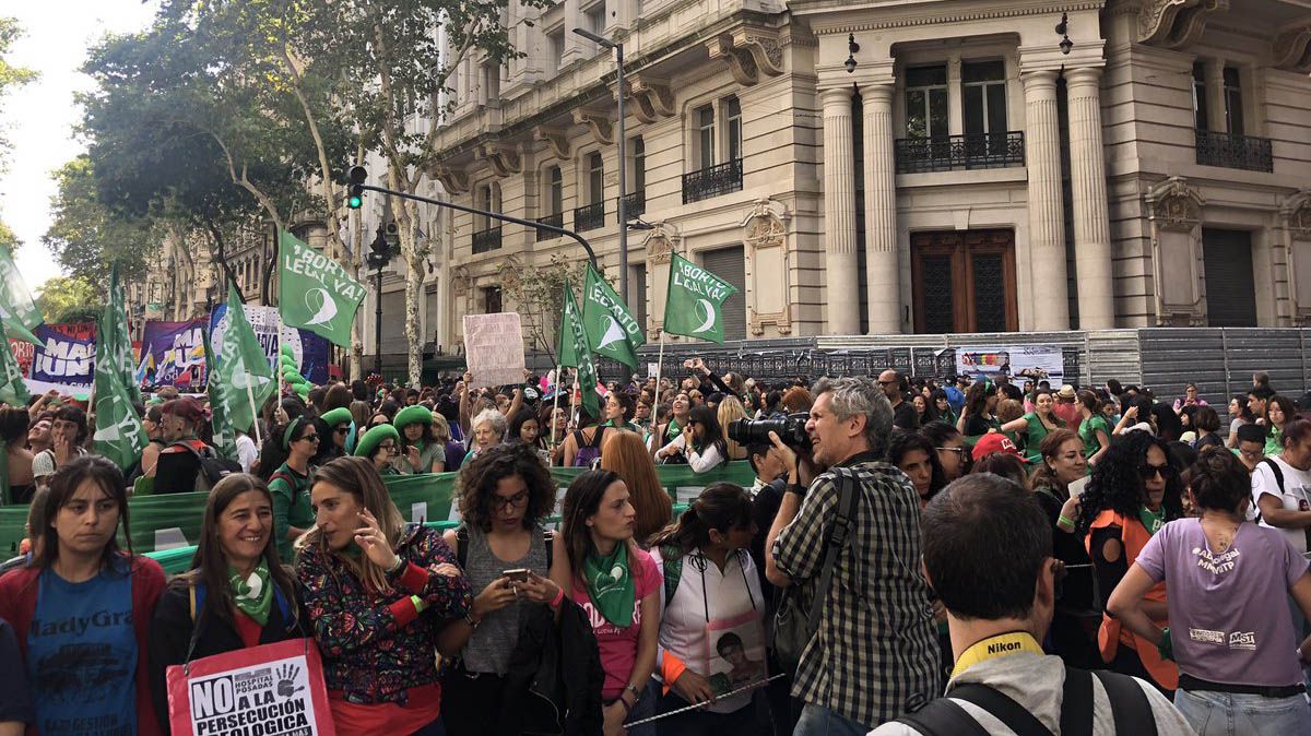 Marcha del paro internacional de mujeres