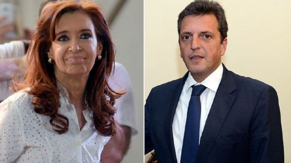 Cristina Kirchner y Sergio Massa