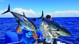 Pesca en las islas Seychelles de especies extraordinarias.