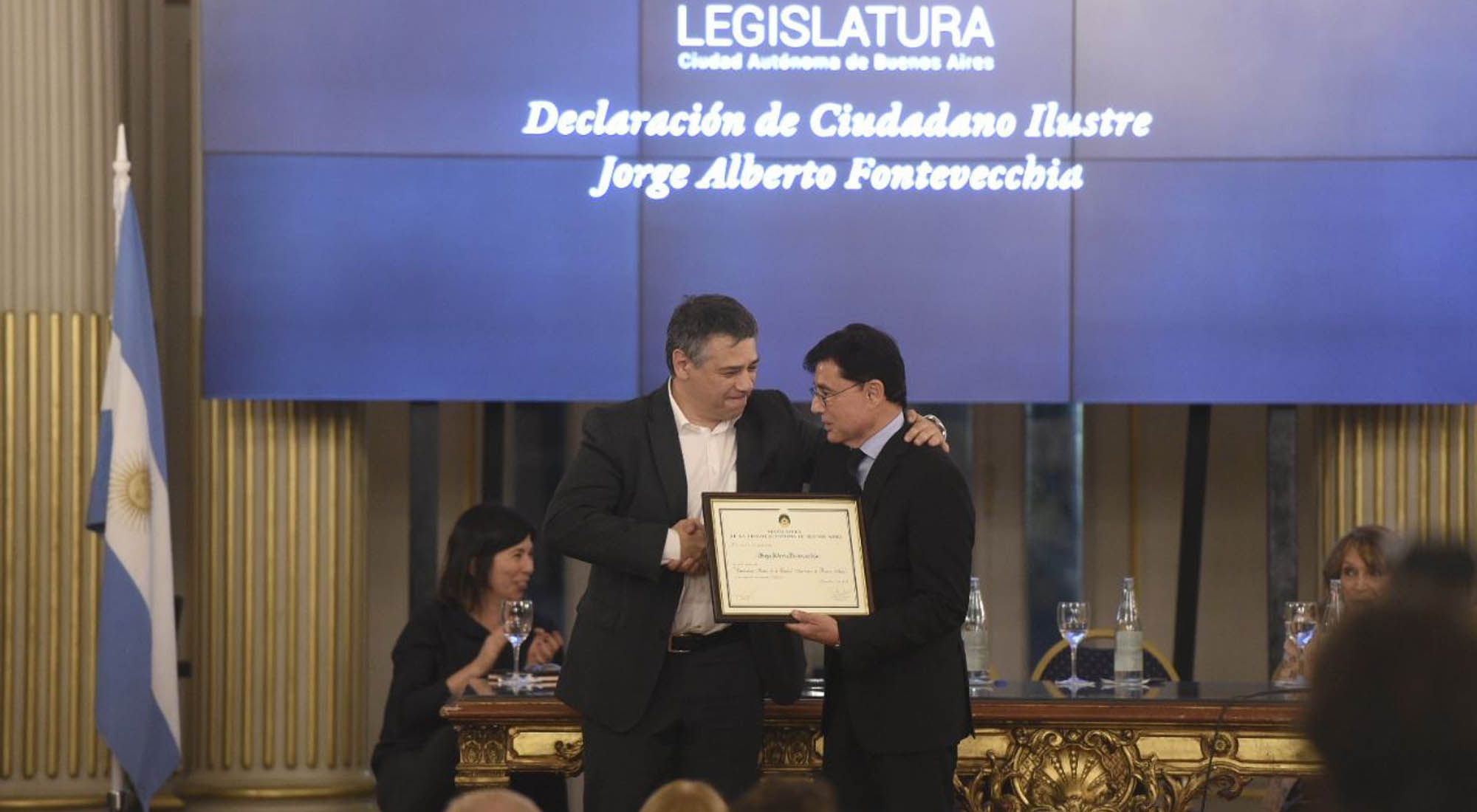 Sergio Abrevaya y Jorge Fontevecchia. Legislatura porteña. 