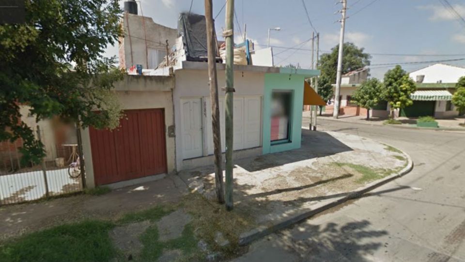 La casa donde ocurrió el incidente en la calle 18 de Octubre en José C. Paz.