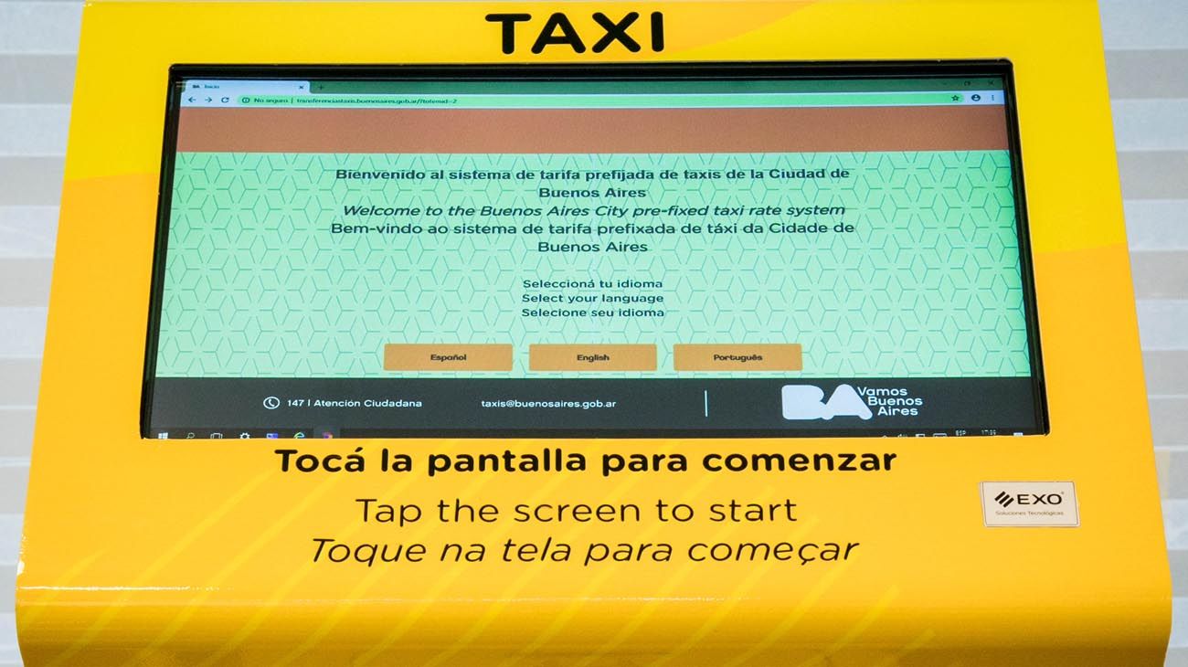 A partir de hoy la parada de taxis de Aeroparque contará con tarifa prefijada