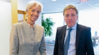 La titular del FMI Christine Lagarde recibió al ministro de Hacienda Nicolás Dujovne en Washington.